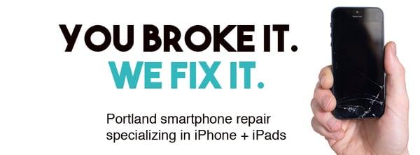 We specialize in iPhone and iPad broken glass, water damage, battery, and button repairs. For other devices, call to see if we can help.