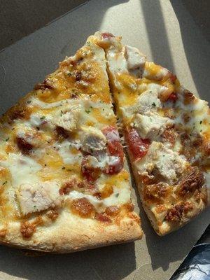 Ranch lovers pizza added Grilled Chicken