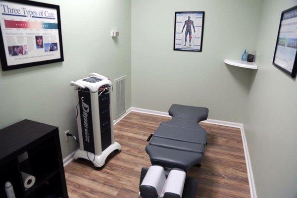 We offer Ultrasound, Muscle stim & Laser therapy.