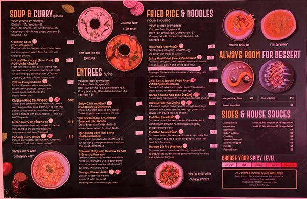 Menu as of March 2024 (p. 2)