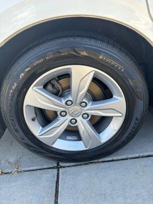 Tire shine 
Plus Full  Exterior detail