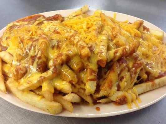 These...are chili cheese fries, my friend :)~