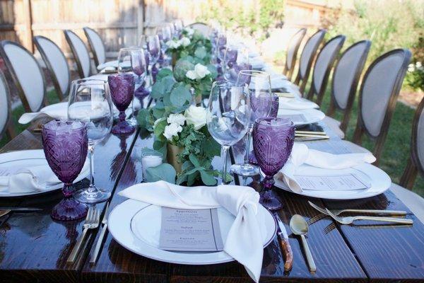 Reception Dinner Table