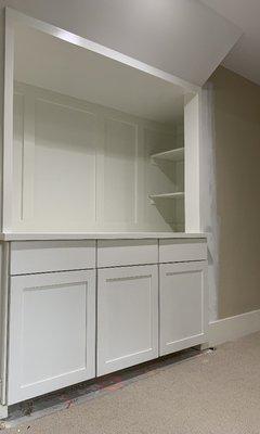 Custom built-in cabinetry