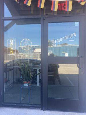 Exterior of Fruit of Life Coffee