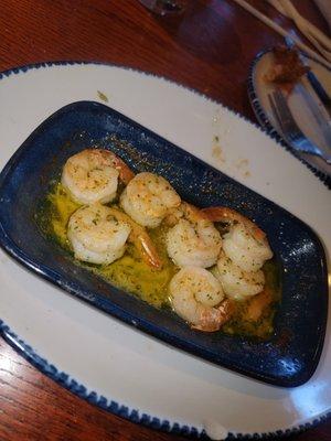 Garlic shrimp scampi