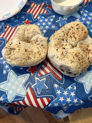 Undercooked bagels