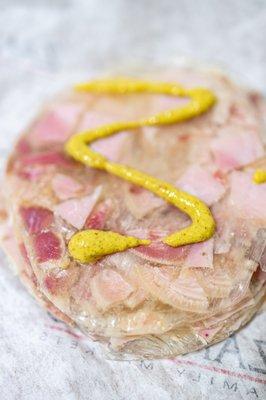 Schaller and Weber Headcheese ($13.99/lb) Try it w/ a little spicy brown mustard =D