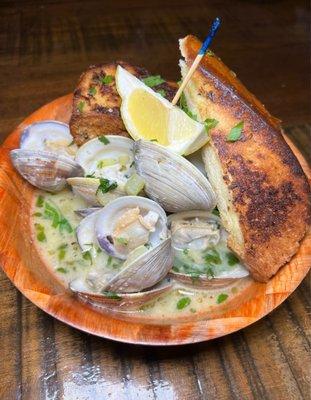 Garlic Steamed Little Neck Clams