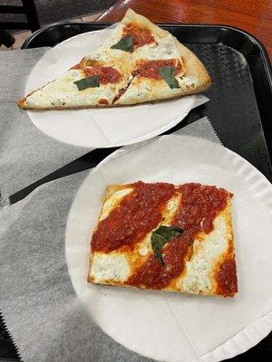 Margherita Slice  Grandma Slice