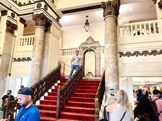 Lobby grand staircase