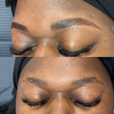 Keratin Brow Lamination + Tint