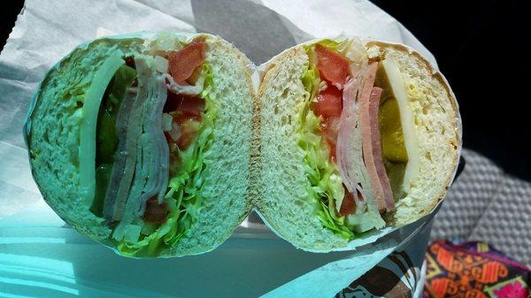 This is the combination sandwich and it is really tasty.