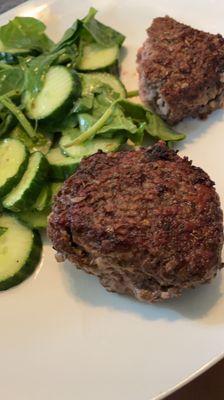 Lamb burgers!