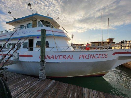 Our boat for the full day trip. CLEAN AND SAFE!