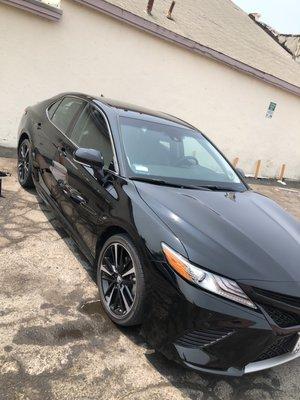 Wash and Wax. Toyota Camry.