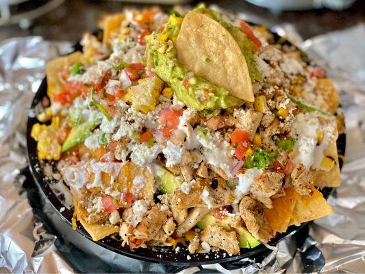 Chicken nachos