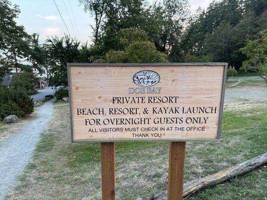 Private resort just in case you wanna stay for a overnight visit.