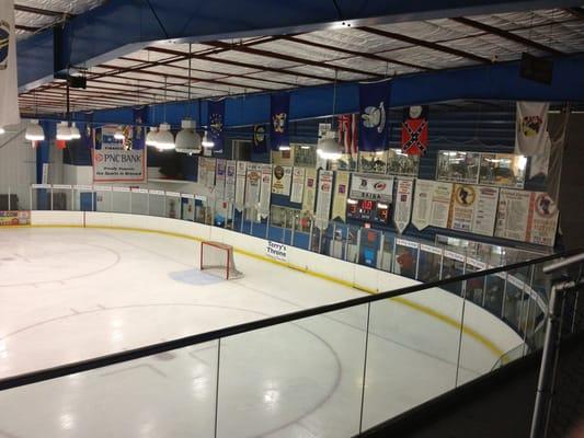 Wall of hockey stuff