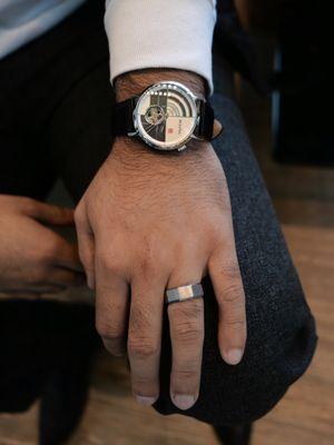 Mens watches & custom wedding bands