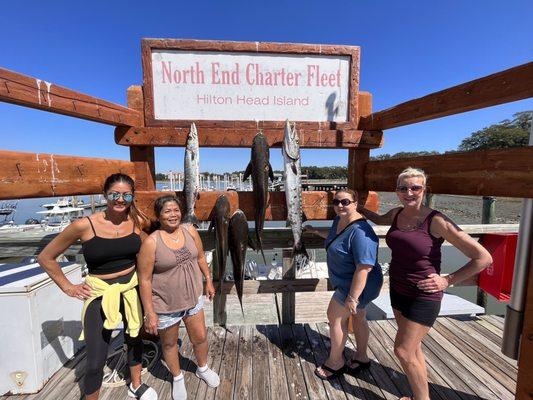 Thanks Capt'n Jim for showing us girls how to be true anglers!