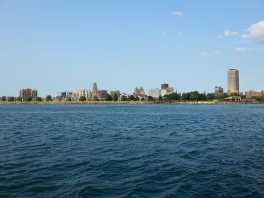 My favorite Buffalo skyline panoramic picture taken while on the early evening cruise.