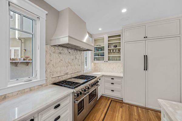 Remodeled Kitchen - Modern Painted Cabinets - New Energy Saving Windows - Walnut Creek