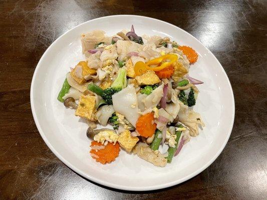 Pad Kee Mao with tofu