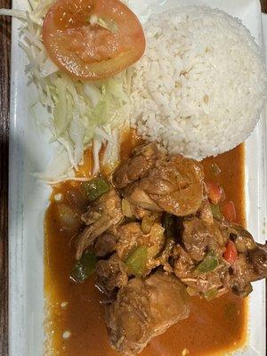 Pollo guisado