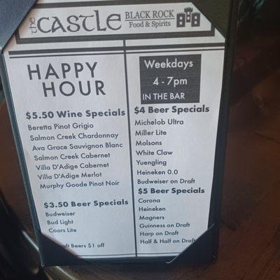 Happy Hour drinks