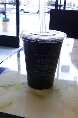 Grass Jelly Tea! my fave!