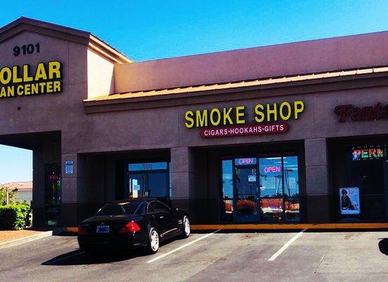 Smoke Shop location within the plaza on W Sahara Avenue