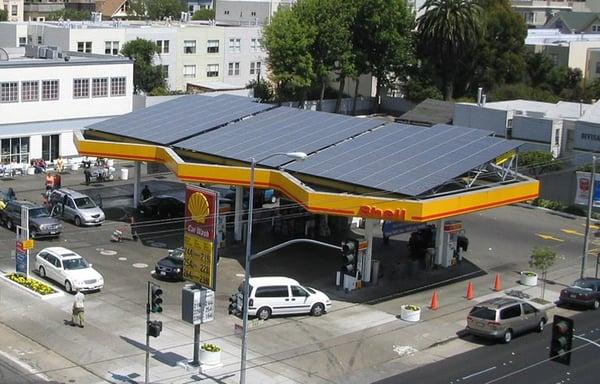 This Shell station in San Francisco went solar with CCEnergy's help.  As you can imagine, we're quite proud of this one.