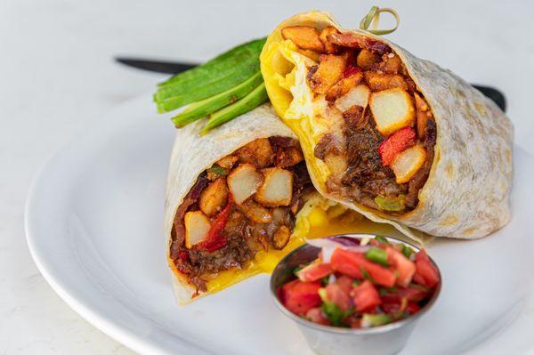 Braised Beef Burrito