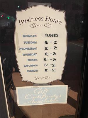 Business Hours