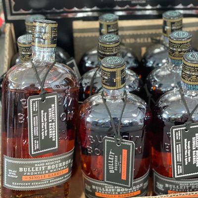 store pick Bulleit bourbon. 11 years aged single barrel