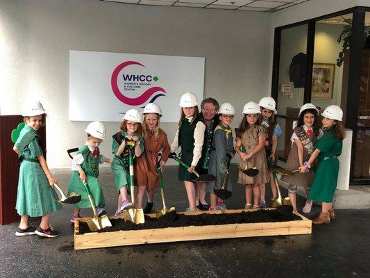 Ground Breaking for Girl Scouts Women's History & Cultural Center.