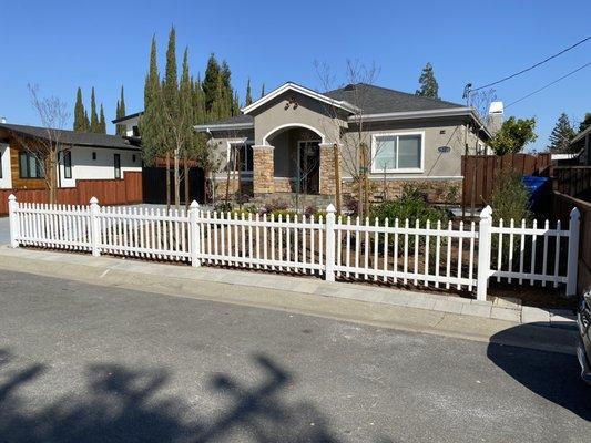 Front yard fence