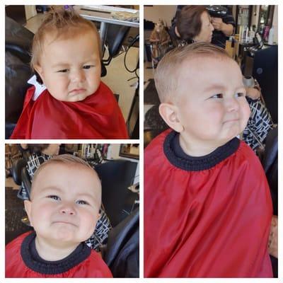 Baby River! 1st haircut by Luzzy! Adorable!!!