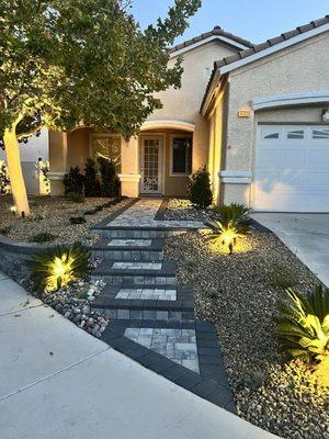 Front yard lighting