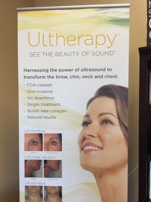 They do Ultherapy in the office, I've heard of this. Way cool