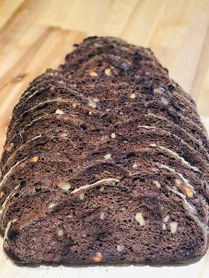 Chocolate walnut sourdough