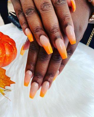 ombre fall nail set