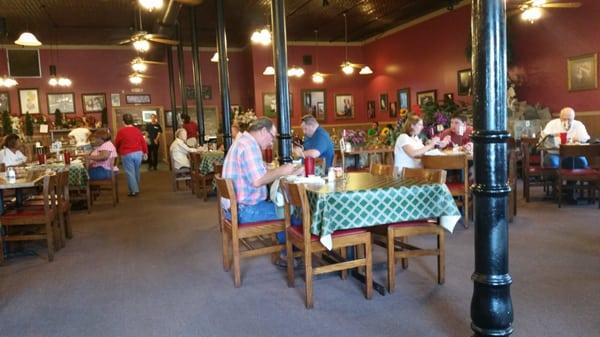 One of two dining areas.