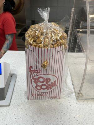 $12 box of fresh Carmel corn