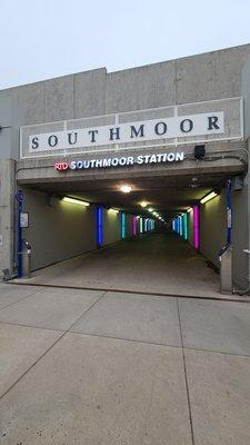 Signage and tunnel for "Harmonic Pass: Denver" by Christopher Janney, Commissioned by RTD art-N-Transit /  07-05-2023