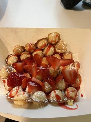 Strawberry Egg Waffle