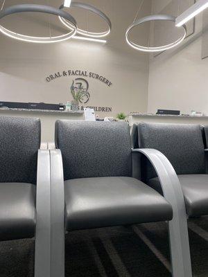 One more shot of the waiting room and check-in desk.