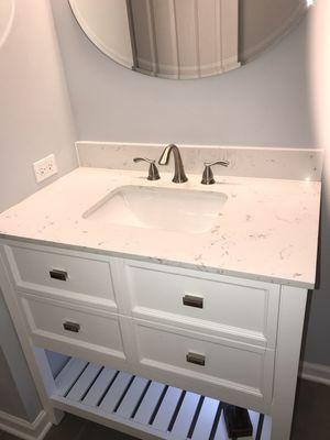 New faucet installation,new cabinet install