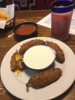 Jalapeno Poppers with a Swirl Rita